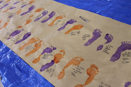WCU community walks barefoot in support of Samaritan’s Feet